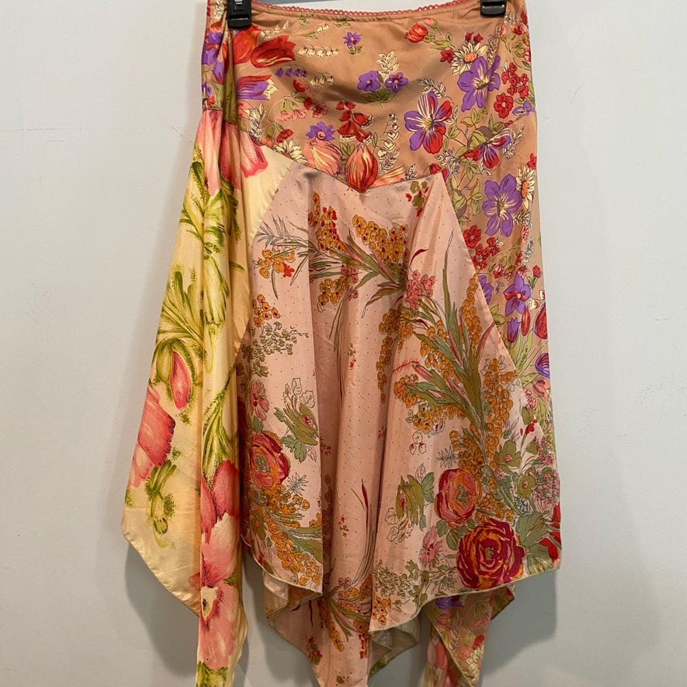 Anthropologie odille Silk Skirt
